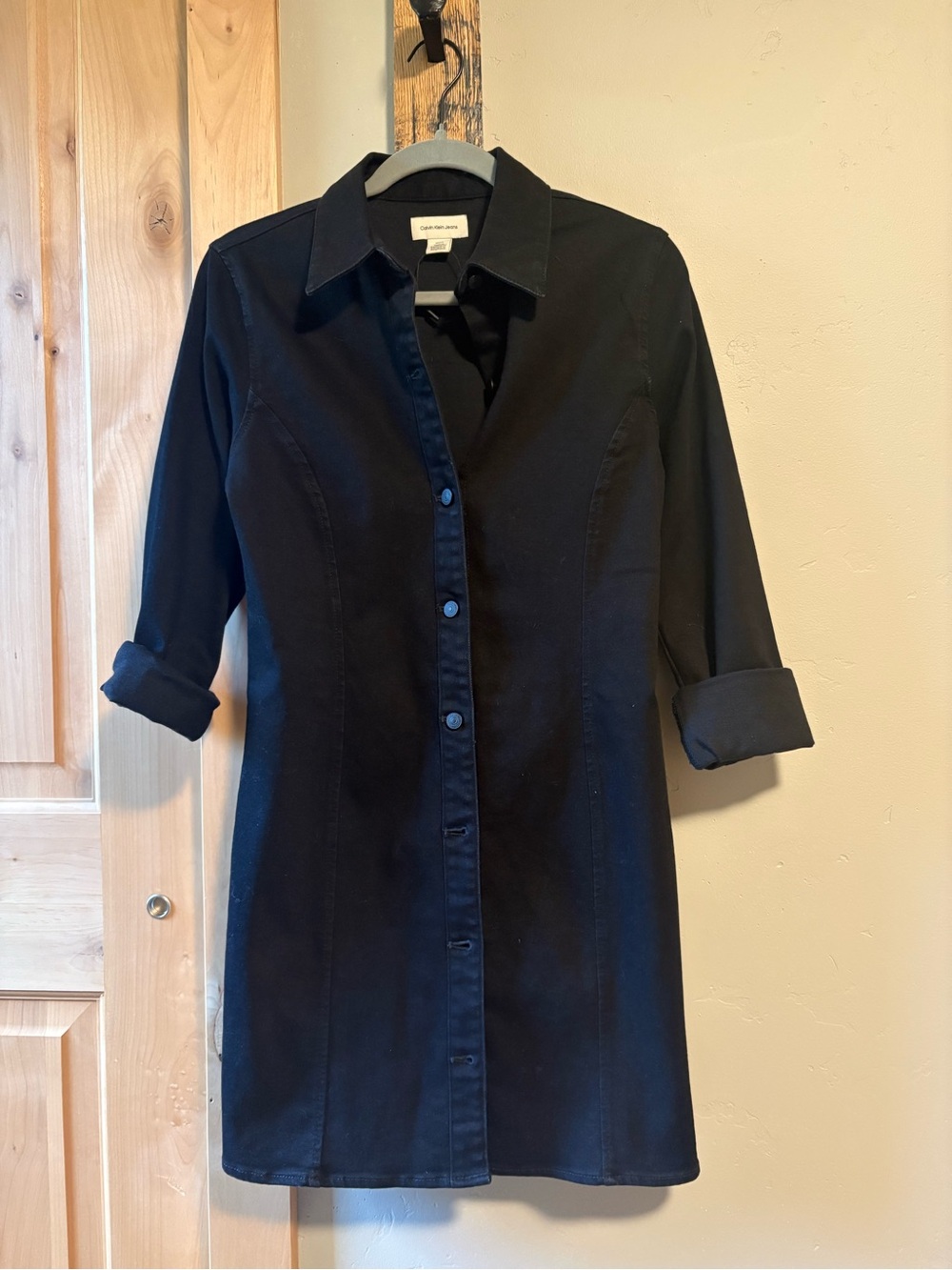 Calvin Klein Black Jean Dress